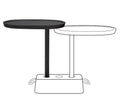 Mesa auxiliar BRICK'S BUDDY, de la marca FATBOY en Rincón del Mueble RDM Madrid España, mesa de exterior e interior