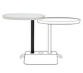 Mesa auxiliar BRICK'S BUDDY, de la marca FATBOY en Rincón del Mueble RDM Madrid España, mesa de exterior e interior