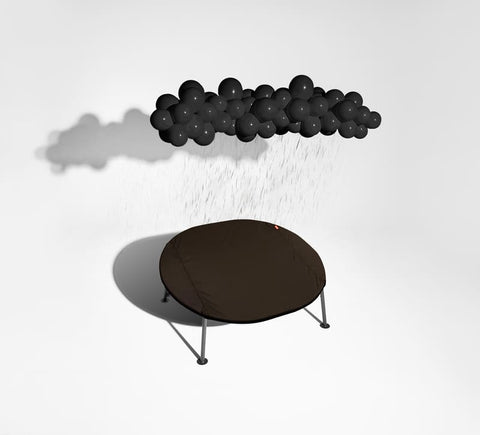 Sofá NETORIOUS de la marca holandesa Fatboy. Color antracita en Rincón del Mueble RDM Madrid España online,
