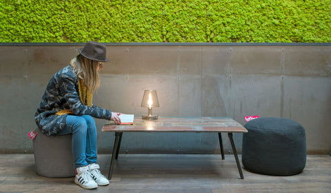 Point STONEWASHED. Comprar mobiliario Fatboy online. Rincón del Mueble RDM Madrid España. Exterior e interior.