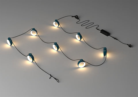 Guirnalda de luces exteriores HOOP de la marca Fermob. Comprar Fermob online