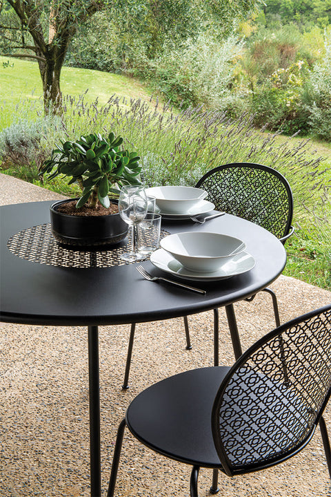 Mesa LORETTE Ø110cm. Comprar online mobiliario FERMOB en Rincón del Mueble RDM Madrid España