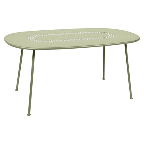 Mesa ovalada LORETTE 160x190cm, comprar online mobiliario de FERMOB en Rincón del Mueble RDM Madrid España, para exterior e interior