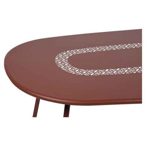 Mesa ovalada LORETTE 160x190cm, comprar online mobiliario de FERMOB en Rincón del Mueble RDM Madrid España, para exterior e interior