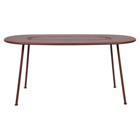 Mesa ovalada LORETTE 160x190cm, comprar online mobiliario de FERMOB en Rincón del Mueble RDM Madrid España, para exterior e interior