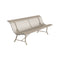 Banco LOUISIANE para 4 personas de la marca francesa Fermob. Comprar Fermob online. Rincón del Mueble