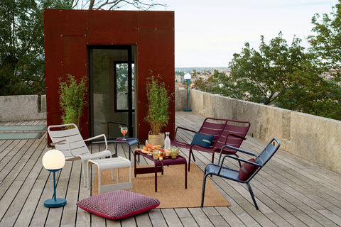 Sillón doble LUXEMBOURG de la marca francesa Fermob. Comprar Fermob online. Rincón del Mueble
