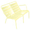 Sillón doble LUXEMBOURG de la marca francesa Fermob. Comprar Fermob online. Rincón del Mueble
