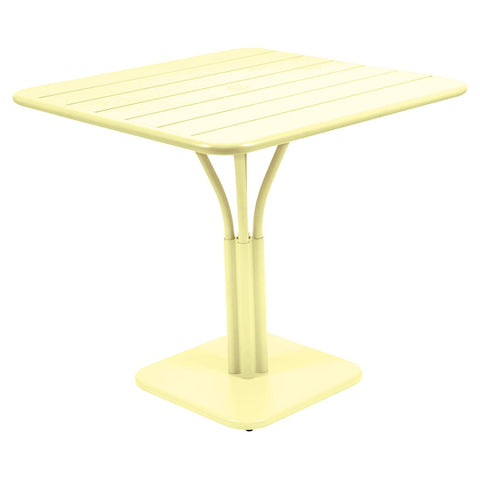 Mesa con pedestal LUXEMBOURG de 80 x 80 cm de la marca francesa Fermob. Comprar Fermob online. Rincón del Mueble