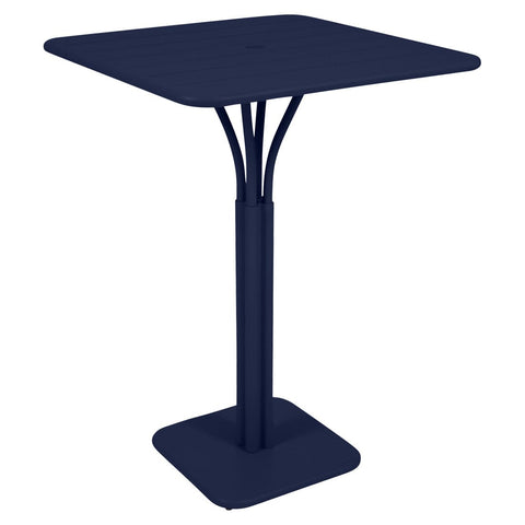 Mesa alta con pedestal LUXEMBOURG de 80x80cm. Fermob online. Rincón del Mueble