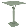 Mesa alta con pedestal LUXEMBOURG de 80x80cm. Fermob online. Rincón del Mueble