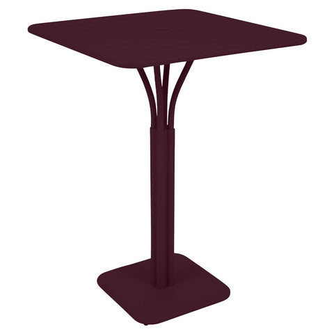 Mesa alta con pedestal LUXEMBOURG de 80x80cm. Fermob online. Rincón del Mueble