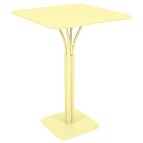 Mesa alta con pedestal LUXEMBOURG de 80x80cm. Fermob online. Rincón del Mueble