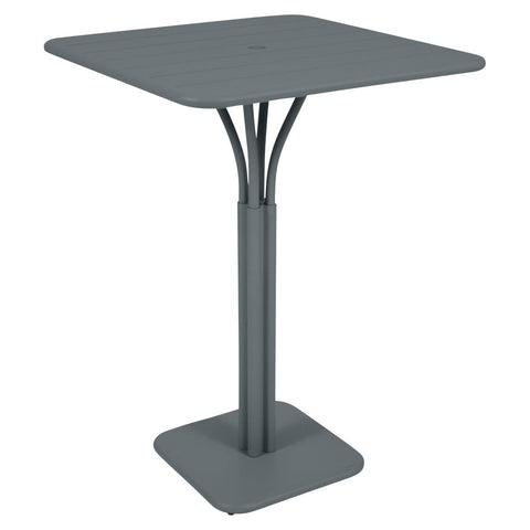 Mesa alta con pedestal LUXEMBOURG de 80x80cm. Fermob online. Rincón del Mueble