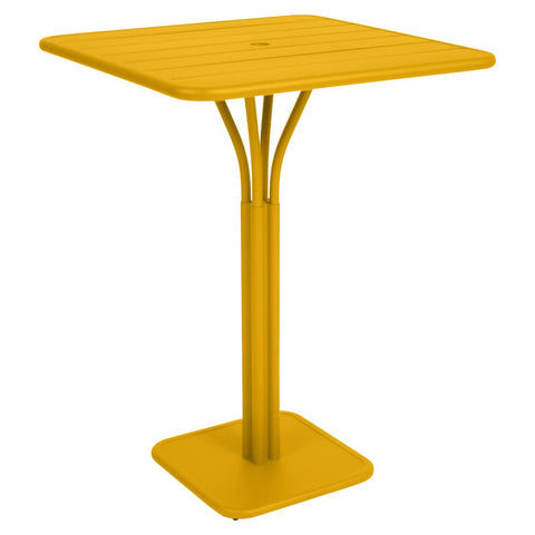 Mesa alta con pedestal LUXEMBOURG de 80x80cm. Fermob online. Rincón del Mueble