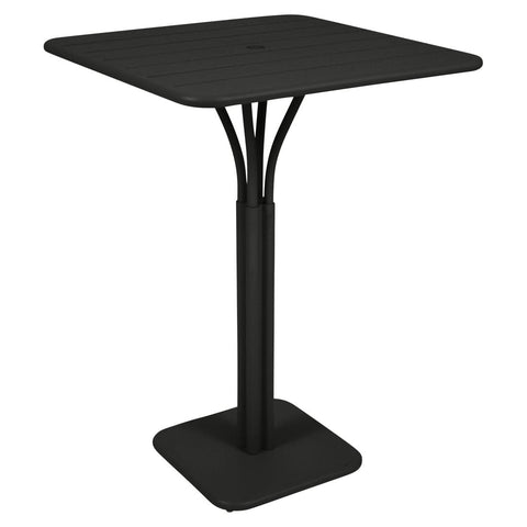 Mesa alta con pedestal LUXEMBOURG de 80x80cm. Fermob online. Rincón del Mueble