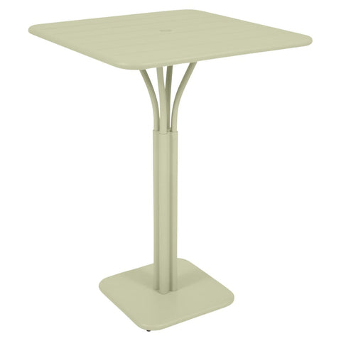 Mesa alta con pedestal LUXEMBOURG de 80x80cm. Fermob online. Rincón del Mueble