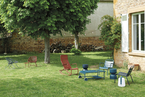 Mesa baja con ruedas LUXEMBOURG. Fermob online. Rincón del Mueble