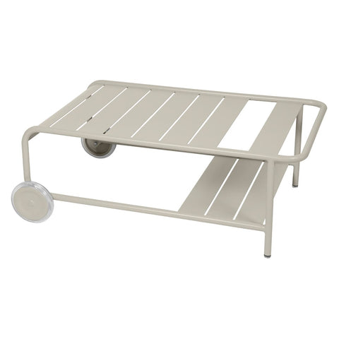 Mesa baja con ruedas LUXEMBOURG. Fermob online. Rincón del Mueble