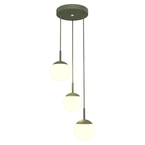 Suspensión triple MOOON de Ø15cm Fermob RDM Madrid