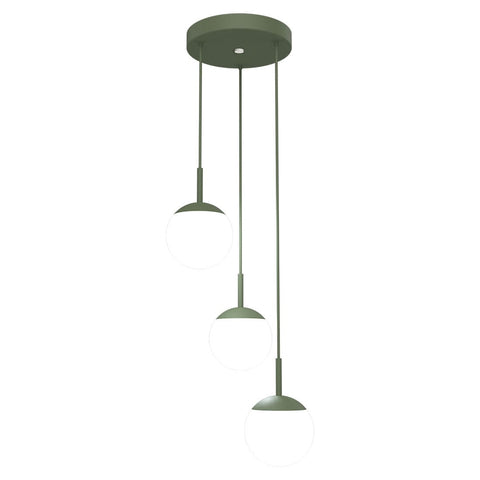 Suspensión triple MOOON de Ø15cm Fermob RDM Madrid