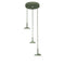 Suspensión triple MOOON de Ø15cm Fermob RDM Madrid