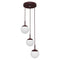 Suspensión triple MOOON de Ø15cm Fermob RDM Madrid