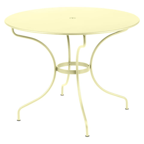 Mesa Ø96 cm OPERA+ de la marca francesa Fermob. Comprar Fermob online. Rincón del Mueble