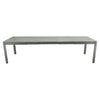 Mesa XL con tres módulos extensibles RIBAMBELLE de 149/299 X 100 cm de la marca francesa Fermob. Comprar Fermob online. Rincón del Mueble